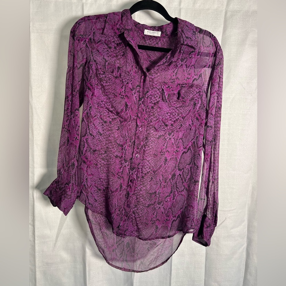 Equipment button down women shirt-‎ small